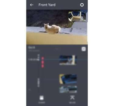 Nest screenshot of zoom feature
